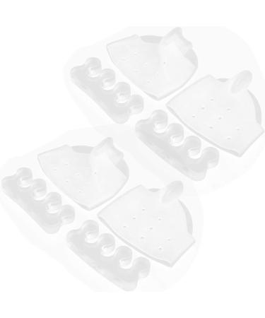 Natudeco 2 Set Toe Separator Corrector Straightener Silicone Toe Thumb Valgus Orthosis for Overlapping Toes and Restore Toes - Buy Online on GoSupps.com