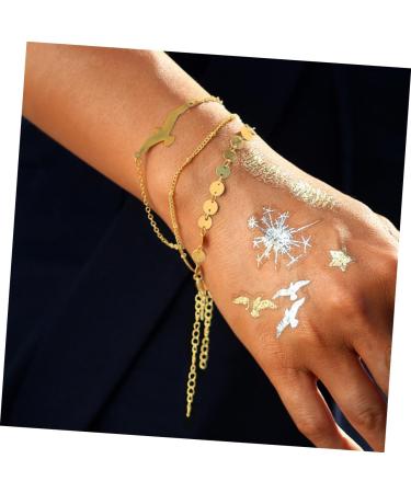 COLLBATH 3pcs Bracelets Bracelet Gold Chain Bracelet Women Lady Bracelet Wristband Friendship - Buy Online on GoSupps.com