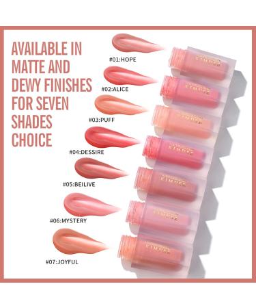 Kimuse Gel Cream Blush - Joyful Coral Sheer Liquid Blush for a Natural Dewy Finish | 4ml Makeup - Buy Online on GoSupps.com