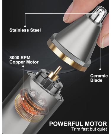 Multi-Functional Personal Groomer: Electric Trimmer for Women's Bikini Area, Men's Groin, Ear, Nose, Arms, Legs - USB Rechargeable, IP7X Waterproof, Wet/Dry Use - Buy Online on GoSupps.com