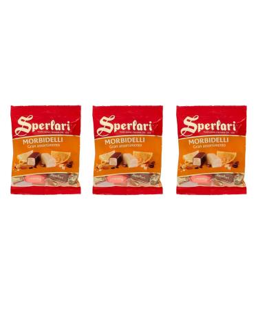 Sperlari 3 x Sperlari Morbidelli Gran Assortimento Soft Nougat Different Flavors 117g