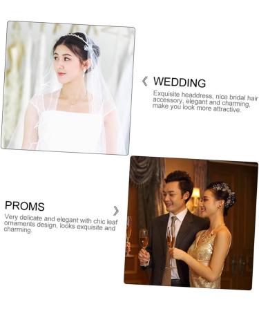 HAPINARY Comb Headpiece for Bride Bridal Hair Accessories Wedding Bride Headwear Wedding Hair Accessories for Brides Bride Hair Jewelry Bridal Hair Accessory Bridal Headpiece - Buy Online on GoSupps.com