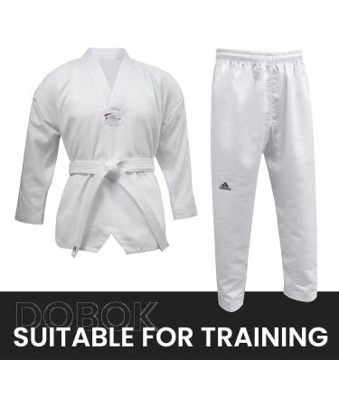 adidas Kids/Adults Tae Kwon Do 170cm White - Buy Online on GoSupps.com