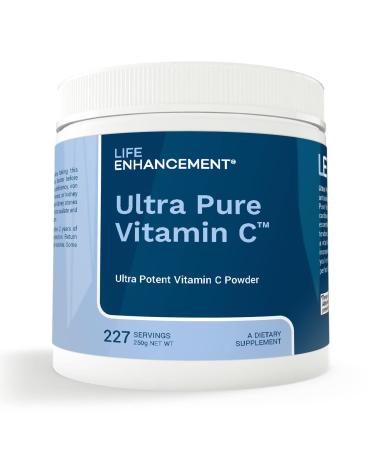 Life Enhancement Ultra Pure Vitamin C Powder - 1 100 mg Ascorbic Acid Vitamin C Supplement - 227 Servings