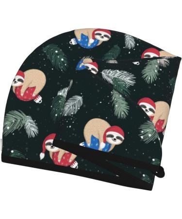 Hair Towel Wrap for Quick Drying - Baby Sloths Sleeping | Soft Towel Turban with Button for Effortless Hair Care - Buy Online on GoSupps.com