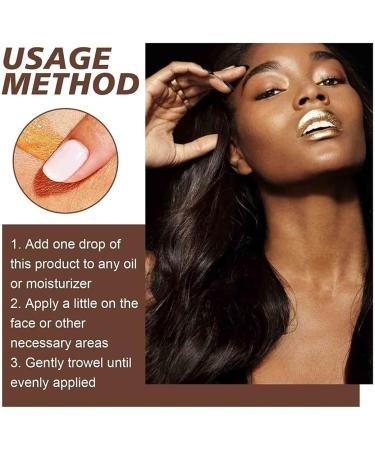 30ml Skin Care Essence Anti-Pollution Tanning Drops for Face Bronzer Drops Fake Tanning Peptide Serums Creates a Tanned Glow (1Pcs) - Buy Online on GoSupps.com