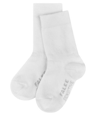 FALKE Unisex Baby Cotton Soft-Top Socks With Gentle Grip On Leg With Elasticated ZOne In Ankle Area For A Better Fit Blue Pink More Colours 1 Pair Sensitive 12-18 Months White (White 2000) new - eco-friendly