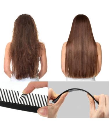 Professional Carbon Fibre Hair Cutting Comb - Fine & Standard Tooth, Heat Resistant, Anti Static - Hairdressing Styling Tool - Buy Online on GoSupps.com
