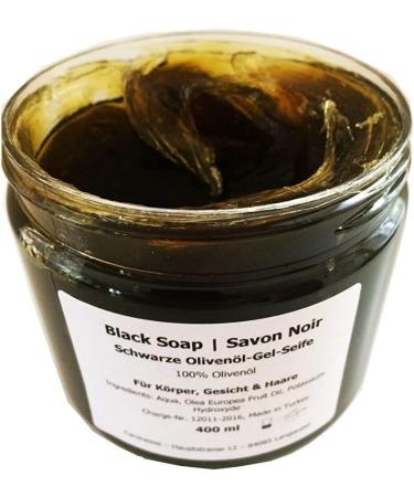  Carenesse Carenesse Black Soap Paste Black Soap with Pure Olive Oil 400ml - Buy Online on GoSupps.com