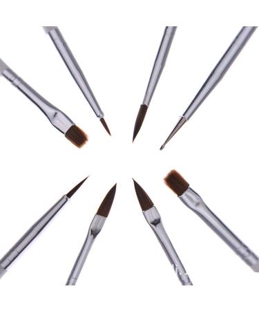 8-Piece Nail Art Tool Set Brushes Carved Pens & DIY Manicure Tools for Salon-Quality Designs | International Shipping - Buy Online on GoSupps.com