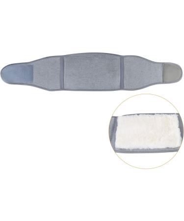 Buy Lumbar Support Belt with Plush Lining | Winter Back Support & Warmth | Thermal Waist Protection for Men & Women - Gray - Buy Online on GoSupps.com