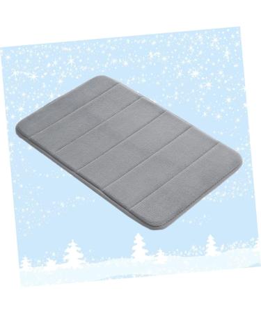 PRETYZOOM Area Rugs Tile Flooring Mat Outdoor Floor Mat Non Slip Carpet Bed Room Carpet Bath Mat Absorb Water Grey 20 x 32 cm (Rectangular) - Buy Online on GoSupps.com