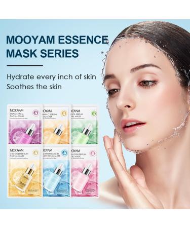Limvoo 24K Hyaluronic Acid Mask Hyaluronic Acid Mask Korean Skin Care Products (Kollagen) - Buy Online on GoSupps.com