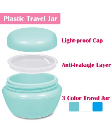Selizo Travel Bottles Containers Set with TSA Approved Toiletry Case - Silicone and Plastic Cream Jars for Toiletries, Cosmetics, Makeup, Body Lotion, Shampoo - Buy Online on GoSupps.com