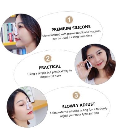 2 pi ces Clip Minceur Nez pour Adultes et Gar on Fille Dispositif de Correction Confortable pour Dormir Clip de Redressement et Rehaussement Du Nez Texture Douce Sans Ajustement - Buy Online on GoSupps.com