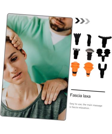 Healvian 9-Piece Electrical Massage Head Set - Fascia Heads for Fitness & Hand Massage Devices | International Shipping Available - Buy Online on GoSupps.com