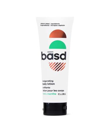 basd Organic Body Lotion  Invigorating Mint | Natural & Moisturizing Ingredients  Vegan  Hypoallergenic  8 Ounce Tube Invigorating Mint 8 Fl Oz (Pack of 1)