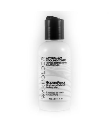 GlacierForce Aftershave Facial Cooling Toner for Men | Made with Bayberry Extract and Aloe Vera. Heals nicks and Scrapes. 120 ml/4 fl. oz
