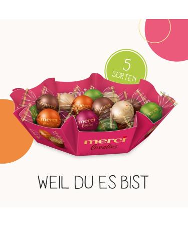 Merci Lovelies Classic Praline Mix 185g Filled Chocolate Specialties | International Shipping Available - Buy Online on GoSupps.com