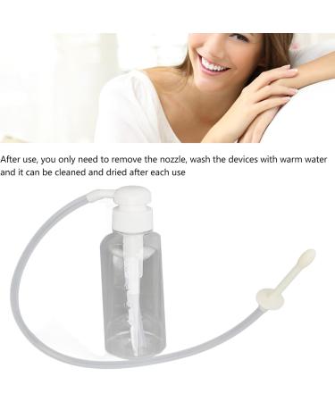 Vagina Shower Set - 300ml Reusable Silicone Cleaning System with 2 Nozzle Tips for Women - Buy Online on GoSupps.com
