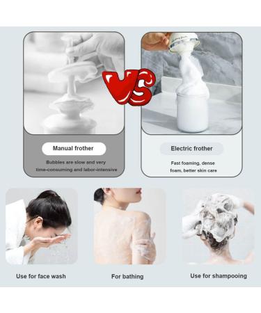 Electric Foam Maker For Face Wash Cleanser Foam Maker For Facial Cleansing Bubble Skin Care Face Cleanser Foam Maker Rechargeable Soap Dispenser Shampoo Bubbler Skincare Tools(Color:Pink) - Buy Online on GoSupps.com