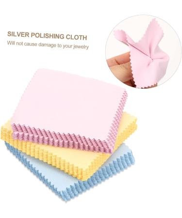 STOBOK 300 Pcs Jewelry & Lens Cleaning Cloths - Double-Sided Fleece Wipes for Electronics Glasses & Screens - 8x8 CM (5 Pcs - Buy Online on GoSupps.com