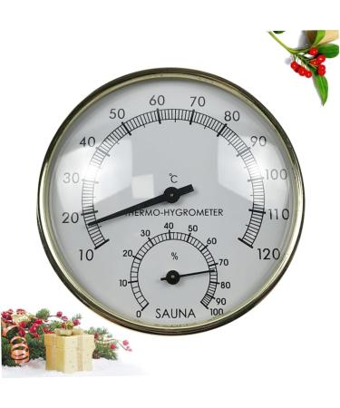 Buy Artibetter Sauna Hygrothermograph & Temperature Knife - Mini Interior Thermometer Room & Back Temperature Meter Golden - Fast International Shipping - Buy Online on GoSupps.com