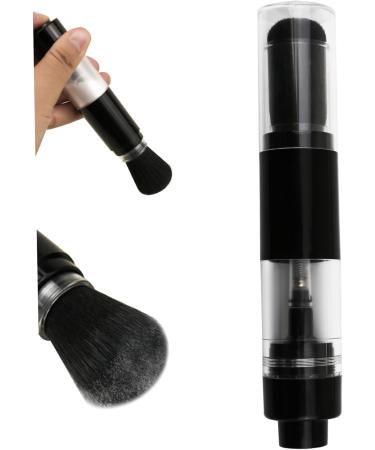 Refillable Powder Brush 2-in-1 Retractable Makeup Brush with Refillable Loose Powder Bottle Manual Press Automatic Travel Makeup Brushes for Color Highlight Contour Blush Powder Blush Brush - Buy Online on GoSupps.com