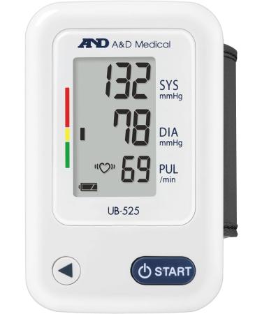A&D Medical UB-525 Wrist Blood Pressure Monitor White - Accurate Readings Anywhere - Buy Online on GoSupps.com