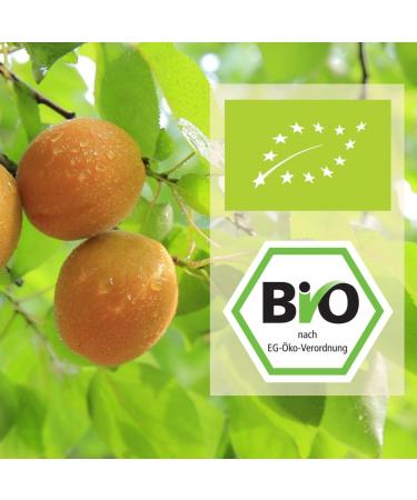 Herballand Bio Apricose Kern l 1L - Cold-Pressed Apricot Oil (4x250ml) - Vegan Butter Replacement Natural Cooking & Baking Oil - Buy Online on GoSupps.com