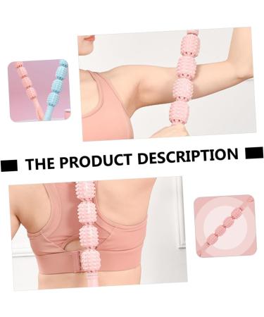 Healeved 3-Piece Yoga Stick Deep Tissue Massage Roller | Hand-held Muscle Roller & AB Roll for Optimal Recovery | Eco-Friendly Massage Accessories | 47x4x4cm - Buy Online on GoSupps.com