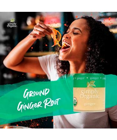 Simply Organic Ground Ginger Root - Certified Organic | 0.42 oz | Pack of 6 - Buy Online on GoSupps.com