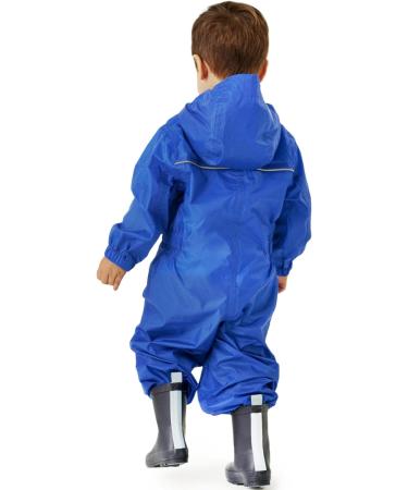 Regatta Kids Puddle Iv All-in-One Suit, Blue, 2-3 Years - Unisex | Waterproof & Durable - Buy Online on GoSupps.com