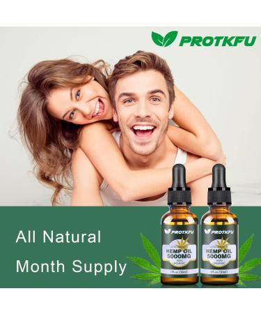 ProTKFU (2Pack Hemp Oil - Omega 3-6-9 Oil Fatty Acids Nutritional Supplement for Immune System Support Focus Calm Relaxation and Mood Enhancement - Organic Vegan Non-GMO - Buy Online on GoSupps.com