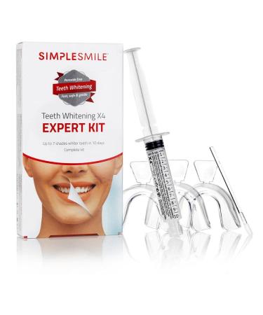 SIMPLESMILE teeth whitening X4 expert kit 5 u