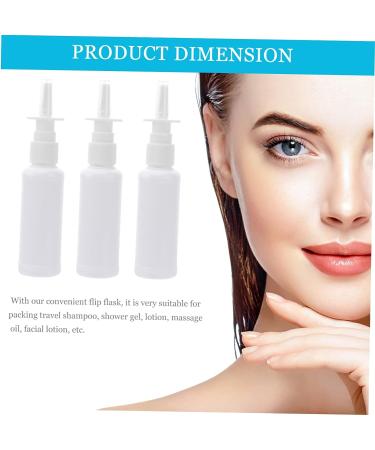 FRCOLOR 60 Pcs Nasal Spray Bottles for Hair Brine Colloid Perfume - Clear Plastic Containers - Travel Size - 5x3pcs White x3pcs - Buy Online on GoSupps.com