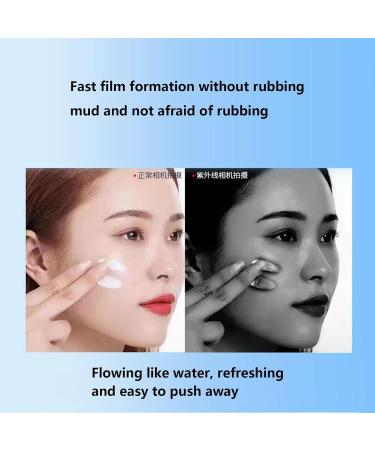 Yunmiao Face Sunscreen Sport Sunscreen Lotion Broad Spectrum SPF 50 UV Sport | 60 Sunscreen Cream Oil-Free & No Smell for Most Skin Types and Skin Tones - Buy Online on GoSupps.com