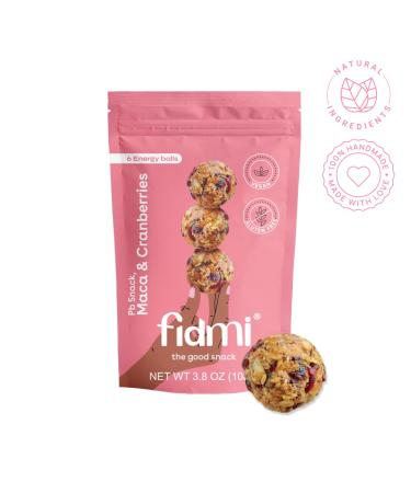 Fidmi Protein Balls | Snack Energy Balls | All Natural Ingredients | Keto Friendly | Maca & Cranberrys (DoyPack Maca) - Buy Online on GoSupps.com