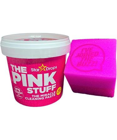 Clean & Sparkle Pink Bundle: Pink Stuff Paste Buzz Dish Block & Modern Grey Sponge - Say Goodbye to Grime! - Buy Online on GoSupps.com