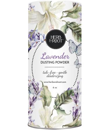 Herb & Root Body Powder Gift Set 3 Talc-Free Scents: Lavender Rose Vanilla Large Puff Set with Puff - Buy Online on GoSupps.com