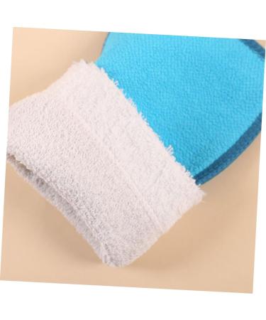 FRCOLOR 3pcs Shower Mittens & Bath Brush Gloves - Eco-Friendly Rayon in Earth Tones (Blush Medium) for Spa-Like Experience | International Shipping Available - Buy Online on GoSupps.com