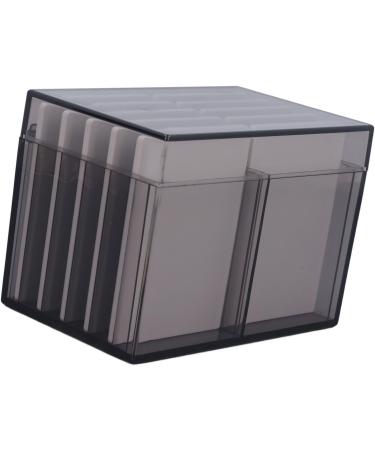 10 Layers Acrylic Eyelash Storage Box | Magnetic Bottom Extension Grafting Tool & False Eyelashes Pallet Holder | Water Resistant Tea Transparent - Buy Online on GoSupps.com