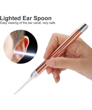 3-in-1 LED Earwax Removal Kit | Earpick, Ear Spoon, Ear Cleaner Set with Carry Box | Ear Care Tool for Earwax Nasal Removal - Buy Online on GoSupps.com