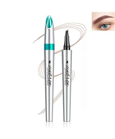 Blapee Eyebrow Pencil Blapee Waterproof Makeup Eyebrow Pen Blapee Eyebrow Microblading Pen Micro 4 Point Brow Pen (03#)