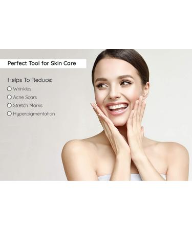 Elliya Dermaroller | 540x 0.25mm Microneedling Roller with Free Case | Best Dermaroller for Face & Skin | International Shipping Available - Buy Online on GoSupps.com