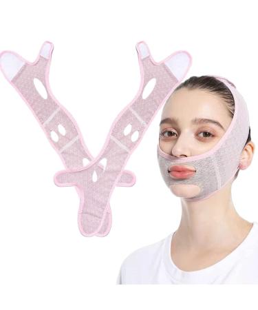 TEYZY 2023 New Beauty Face Sleep Mask Beauty Face Sleep Mask V Line Face Masks V Line lifting Mask Facial - Double Chin Reducer Chin Up Mask Face Lifting Belt Face Tightening Chin Mask (1Pack) 2 Pcs
