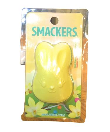 (1) 3.88 oz Smacker Vanilla Scented Bunny Shaped Bath Bomb- Great for Easter Gift