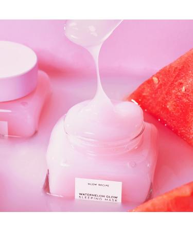 Glow Recipe Mini Watermelon Sleeping Mask - Hydrating Overnight Face Mask with AHAs, Hyaluronic Acid, and Pumpkin Seed Extract - 1 Fl Oz - Buy Online on GoSupps.com