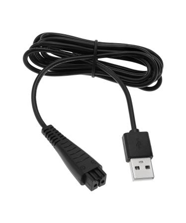 Emsea 1 piece of portable USB razor epilator charging cable replacement compatible with Panasonic Epilierer ES-LA63 ES-LA93 RE7-59 RE740 RE768 Regc20 5.4 V 1.25 a