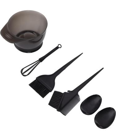 Hair Dye Coloring Kit Professional DIY Salon Tool Hair Tinting Bowl Hair Dye Brush Ear Cover Hair Coloring Dyeing Bleaching Hair Dye Tools Set for Home Salon Use (black) - Buy Online on GoSupps.com